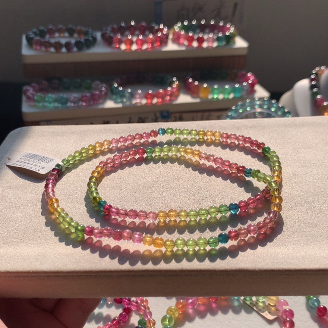 未镶嵌手链碧玺碧玺