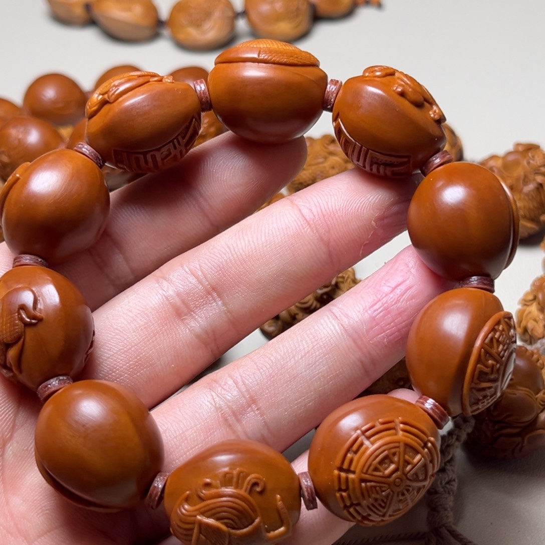 老***棍橄榄核手串橄榄核