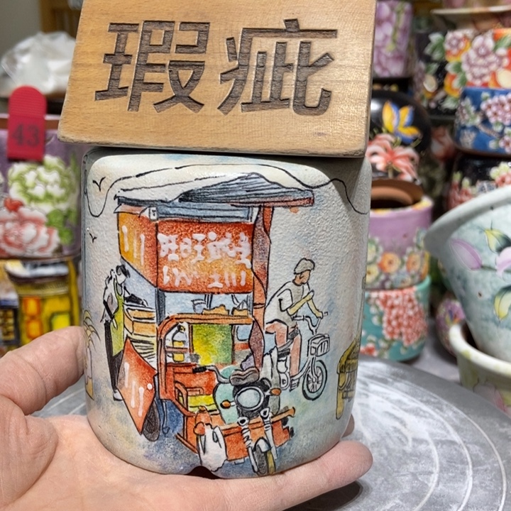 景德镇艺术手绘作品