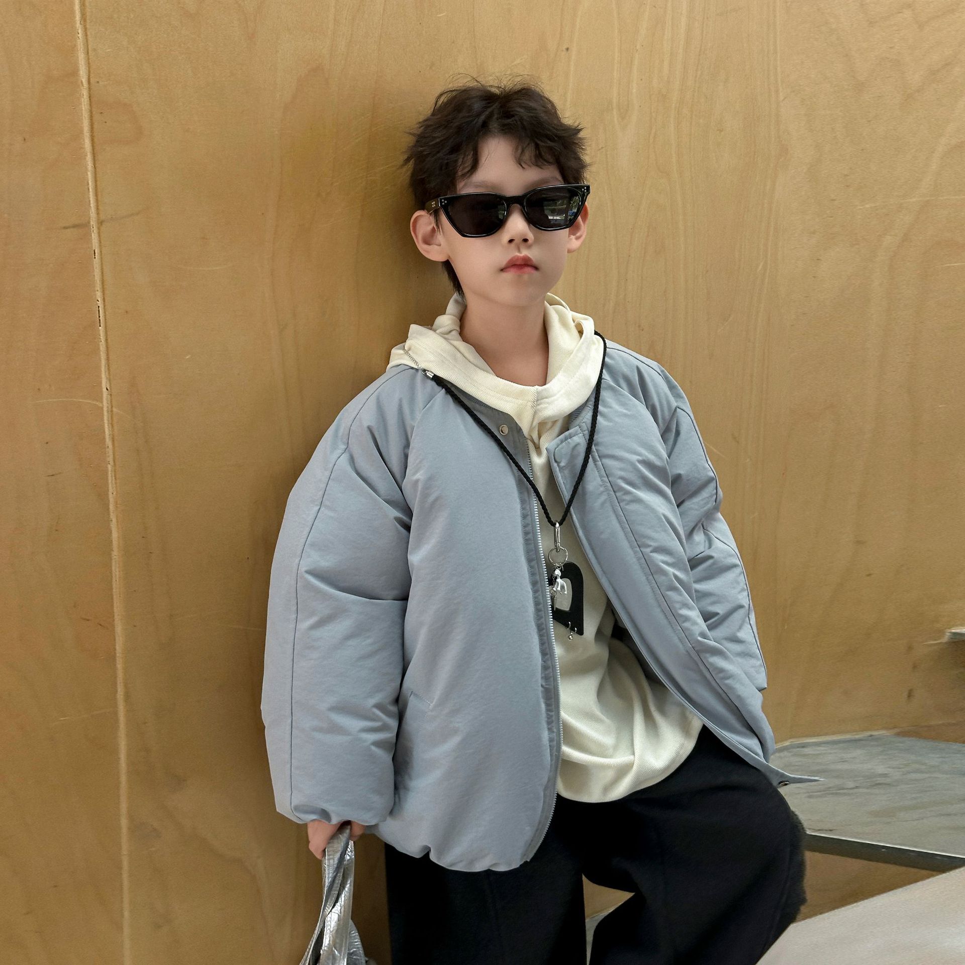 童装男童冬款棉衣外套2025冬季新款儿童保暖面包服韩版棉服休闲潮