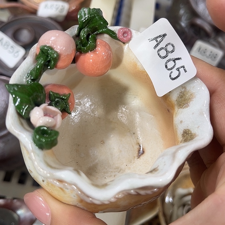 柴烧裸烧纯手工制作瑕疵不退不换