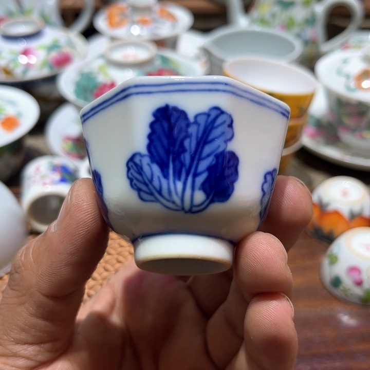 纯手绘精品盖碗杯