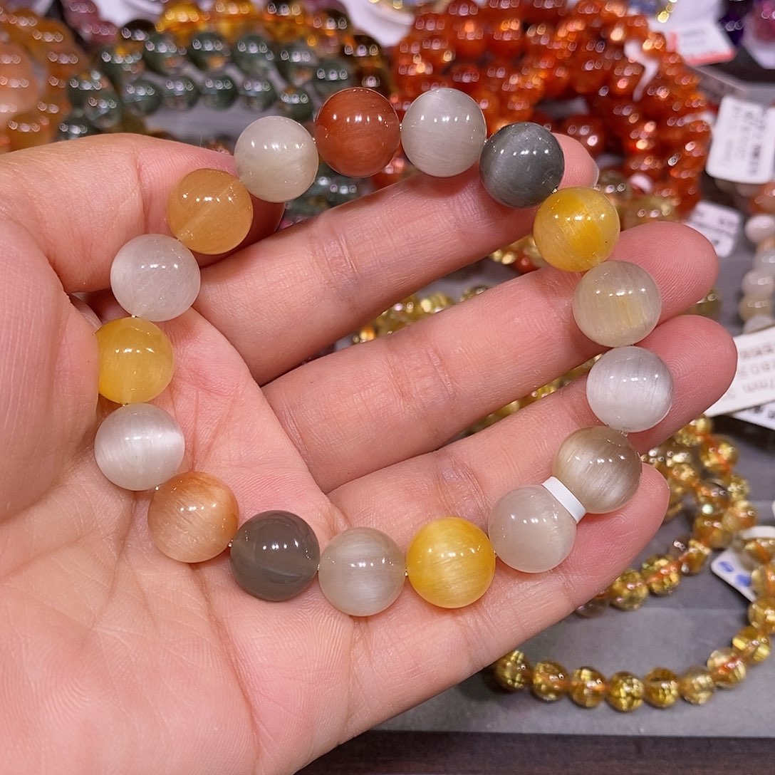 未镶嵌手链水晶兔毛12