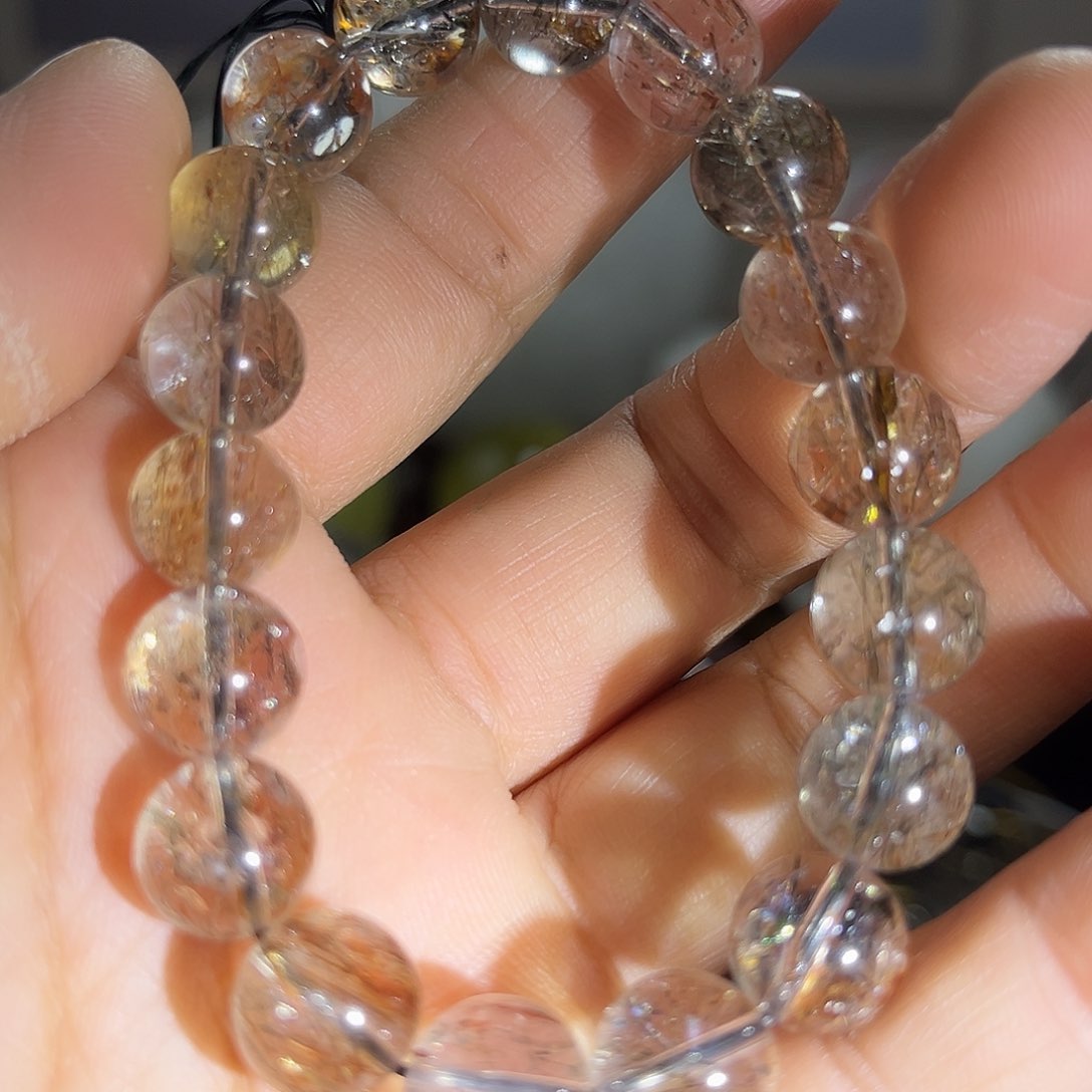 天然超七手链未镶嵌水晶