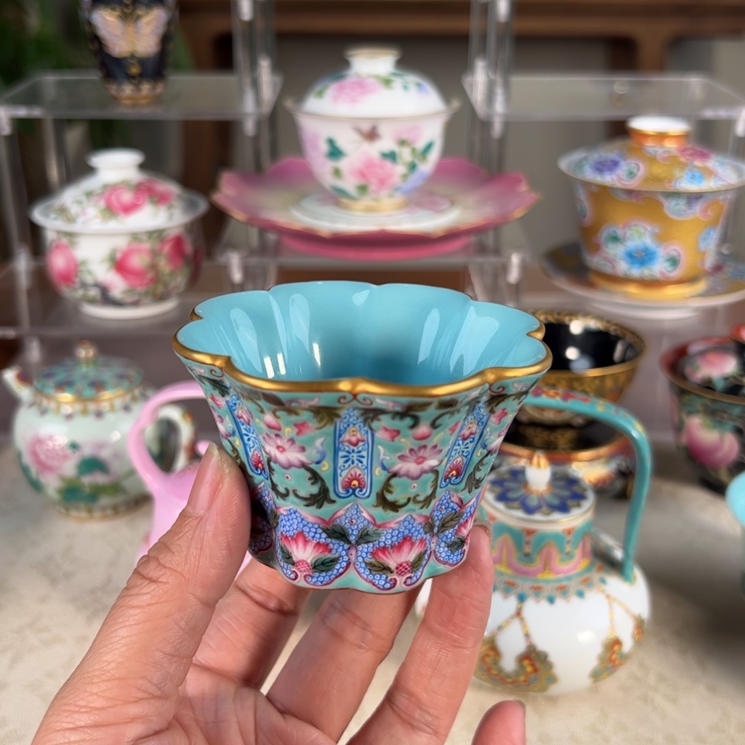 纯手工手绘 高端茶器