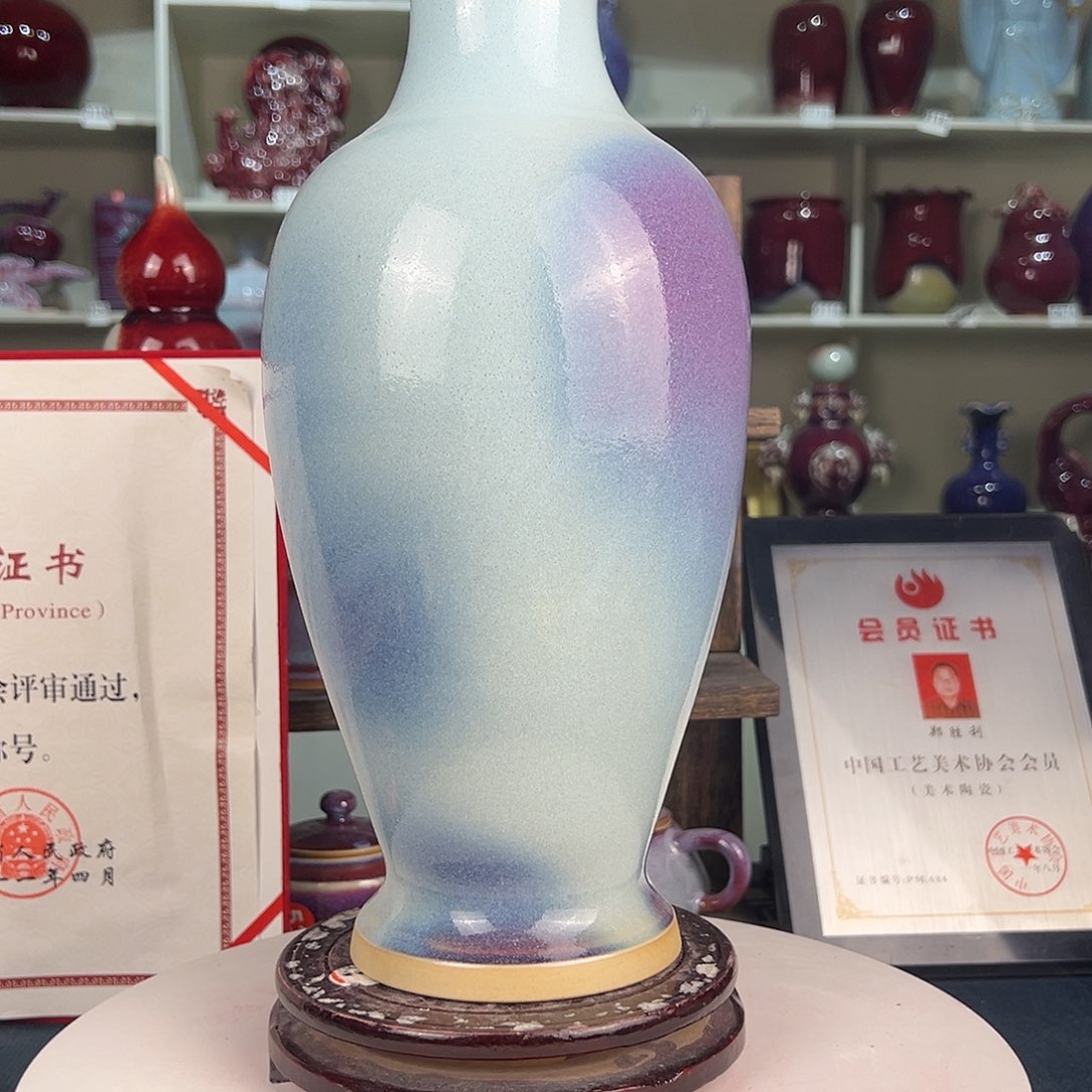 摆件郑家钧窑摆件