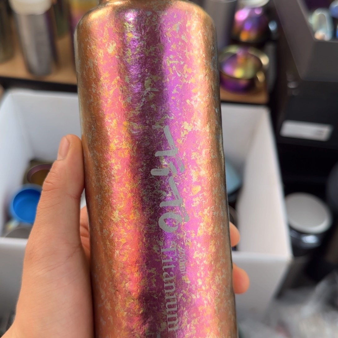 金属一个单层玫瑰骑行壶微瑕