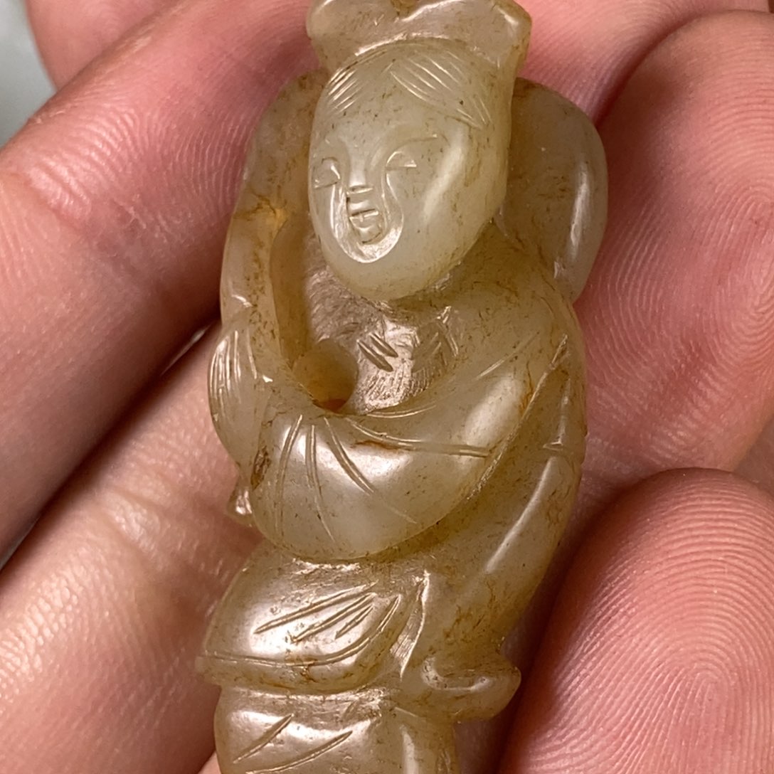 和田玉如图未镶嵌桑*$