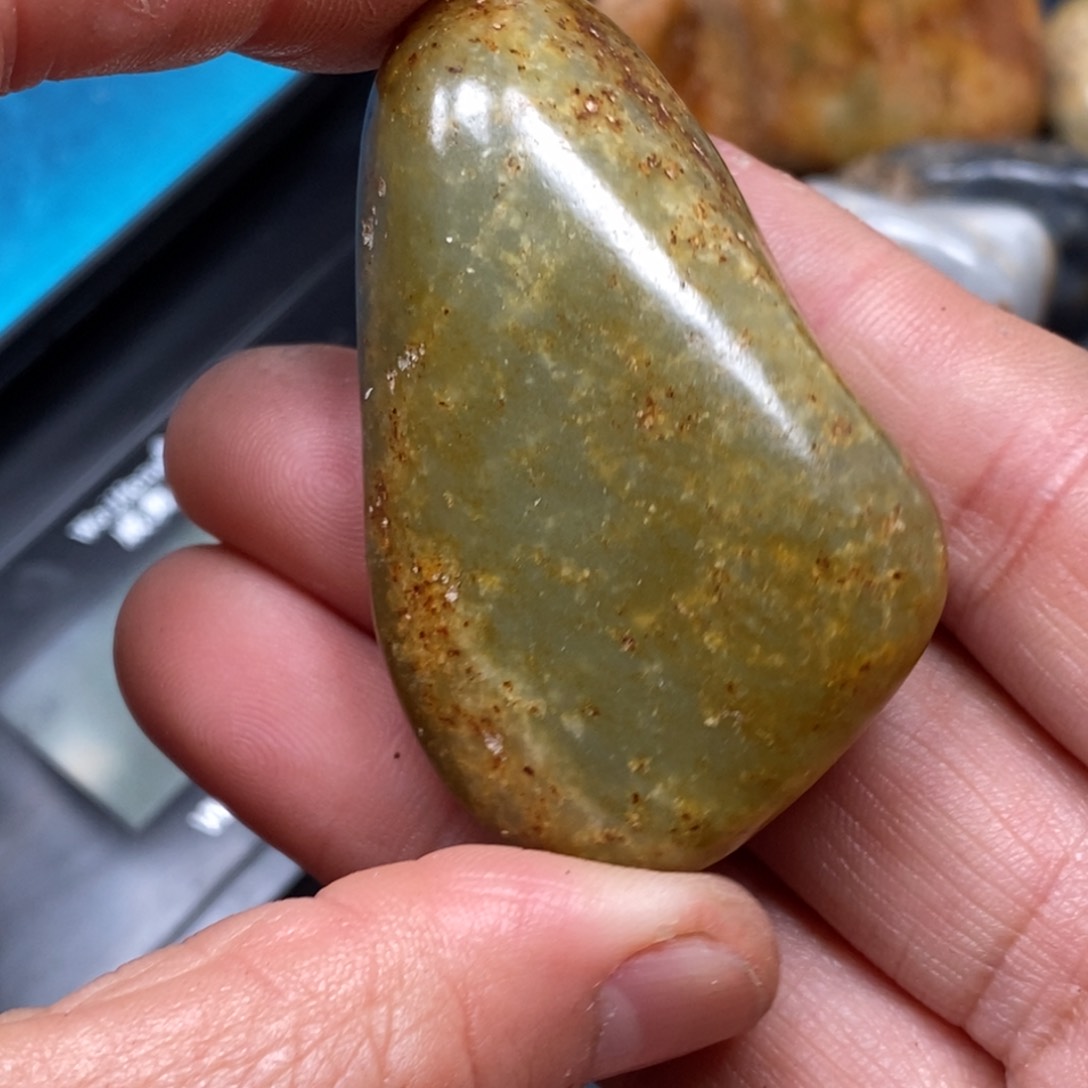 和田玉挂件铂Pt950镶嵌