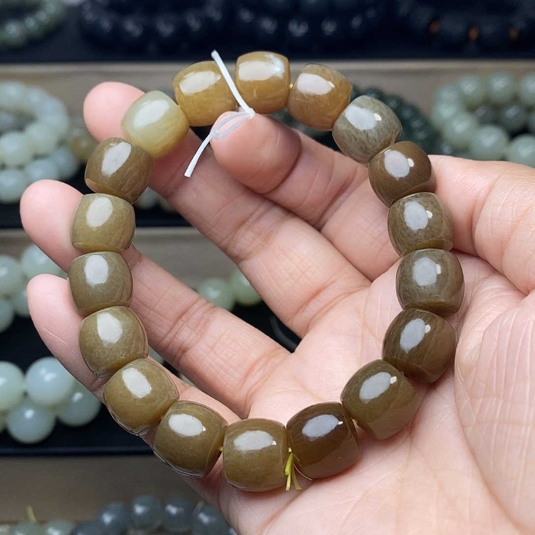 未镶嵌和田玉手链卡12