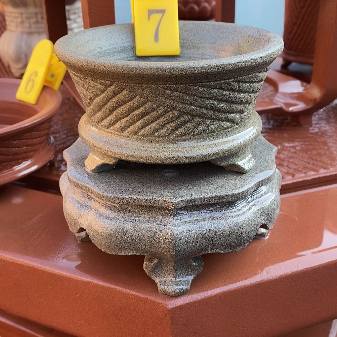 征***途品格石器石头花盆