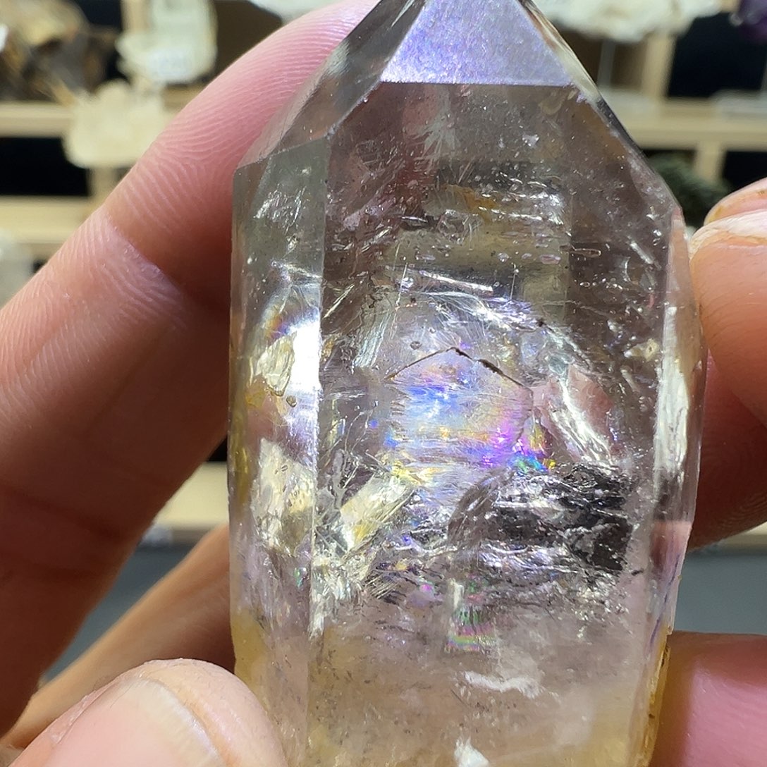 石材闪灵原石摆件，66