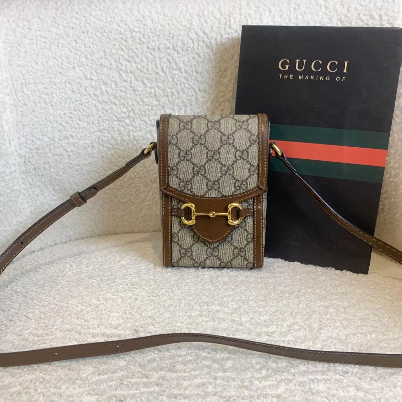 99新 GUCCI/古驰 壹臻/老花1955手机包 58780959