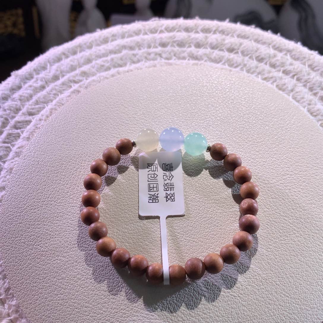 散珠翡翠天然缅a糖果色