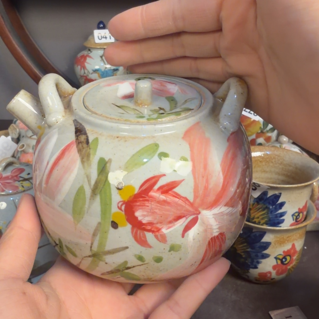 大***头瓷片景德镇手工制作微瑕