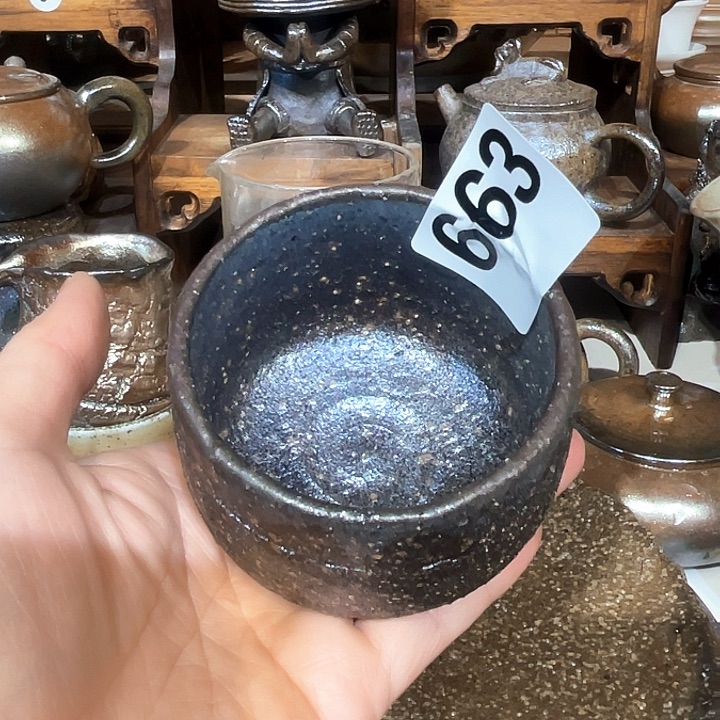 杯高温柴烧陶泥主人杯