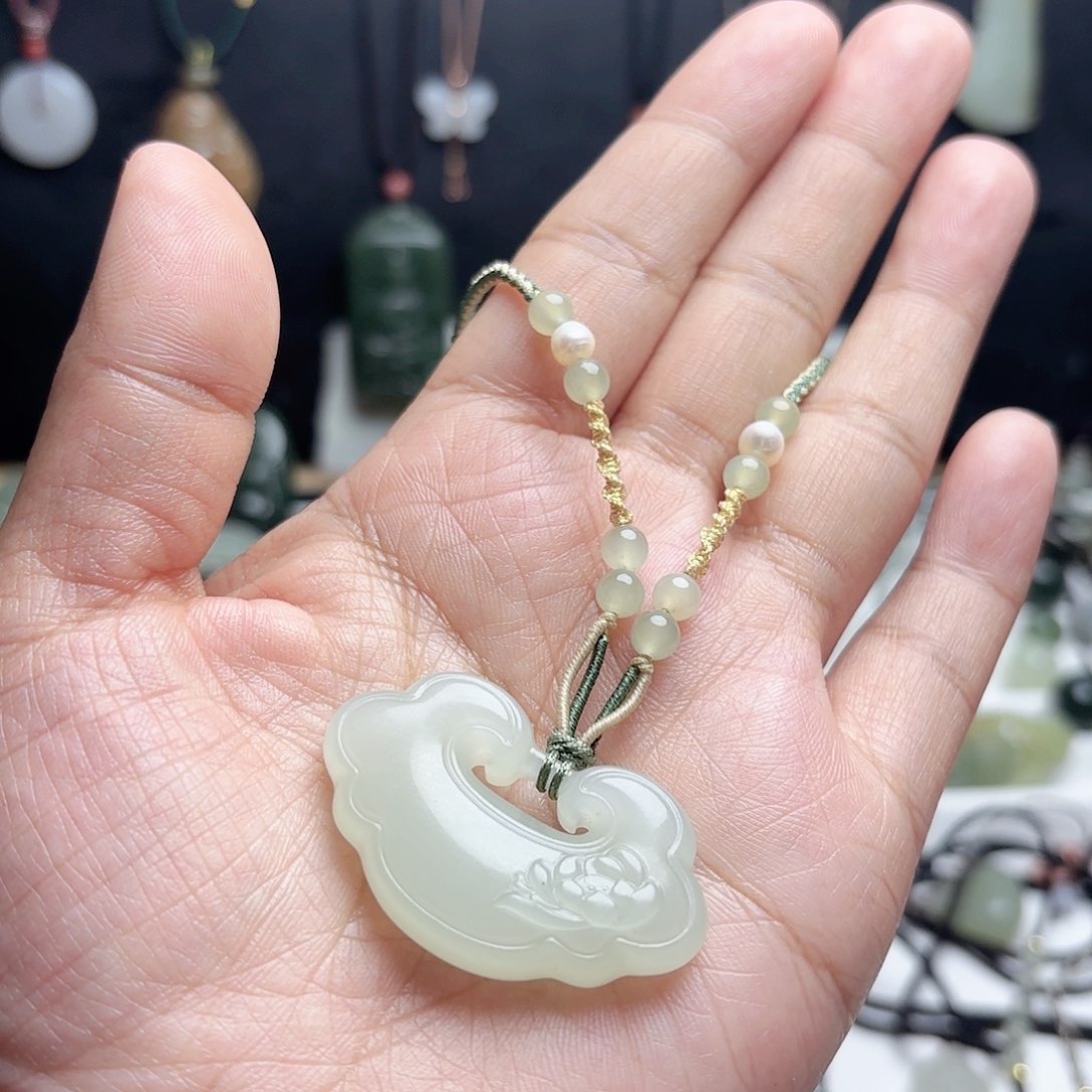 和田玉颈饰未镶嵌❥****.