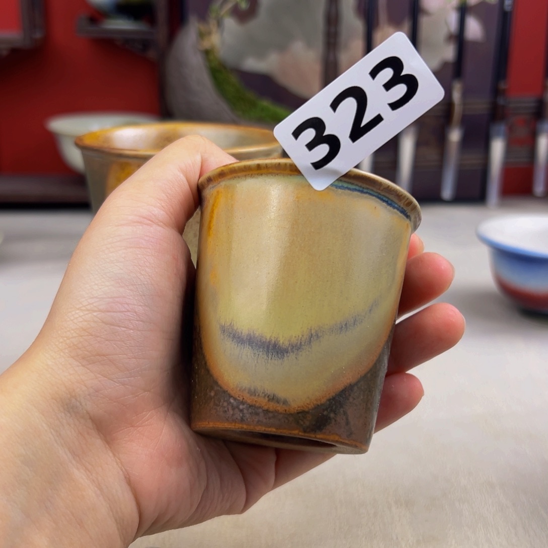 杯纯手工柴烧主人杯