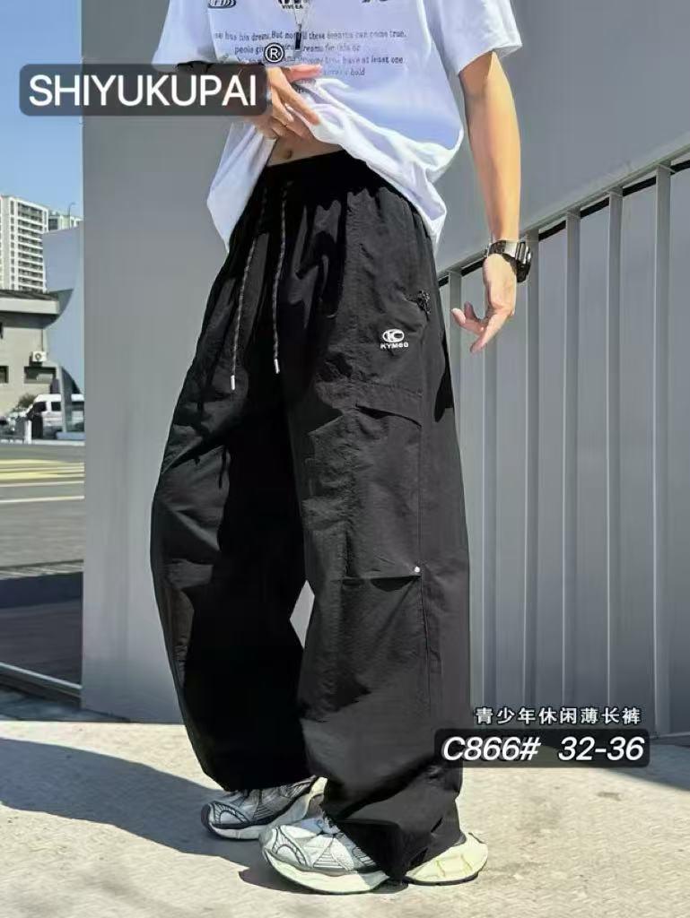 【C866】青少年速干九分裤