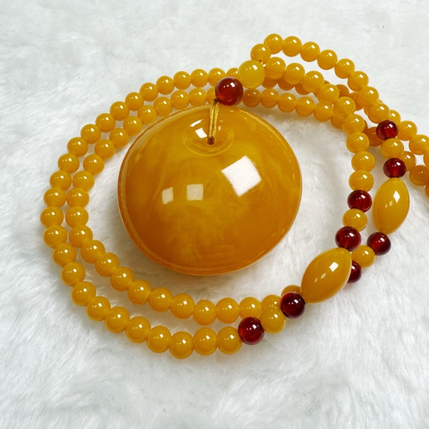 W131藏族精工公主扣珠链套装