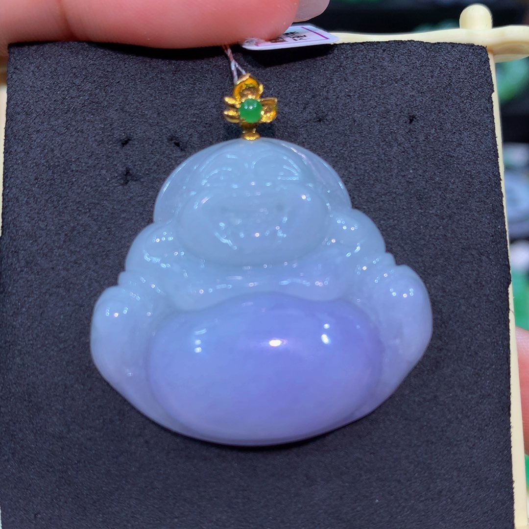 翡翠18K金镶嵌颈饰翡翠