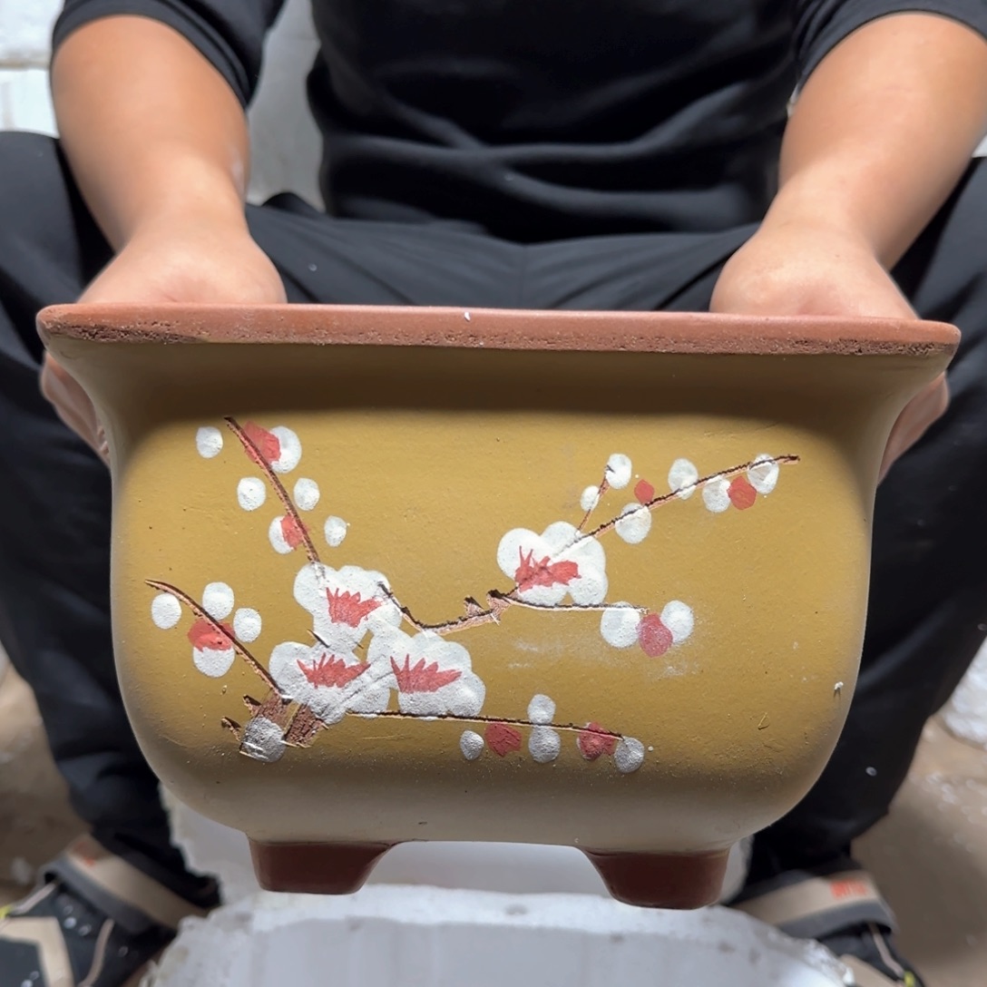 紫砂花盆口径24高度15