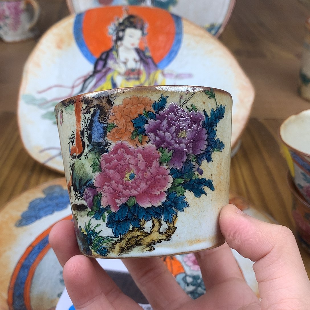 爱***哥杯景德镇陶瓷手作