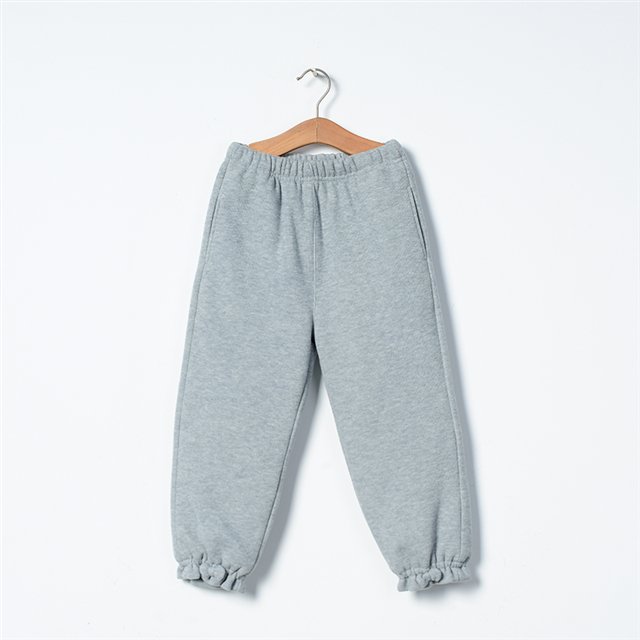 BNK04朴素耕大童夹棉花边裤子