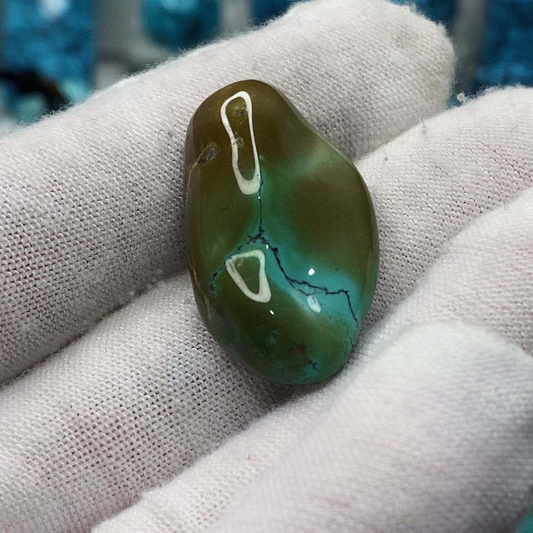 绿松石珠宝奇石未镶嵌