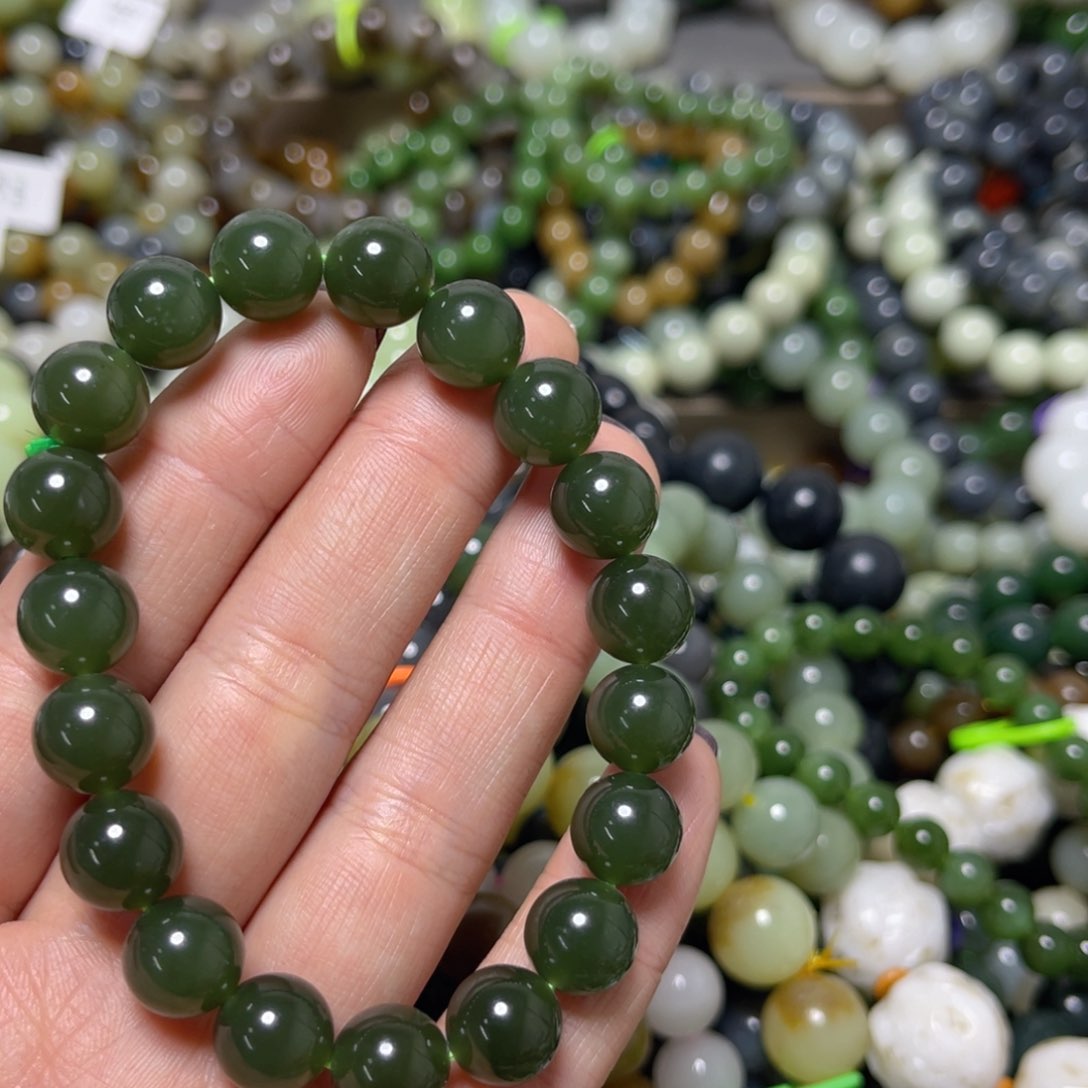 和田玉手链未镶嵌