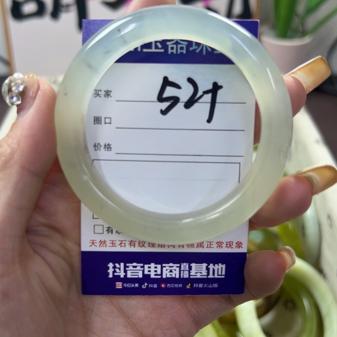 蛇纹石玉手镯未镶嵌451