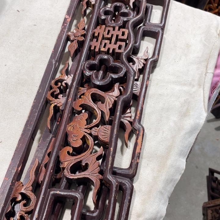 斌***哥香榧木二片长花板