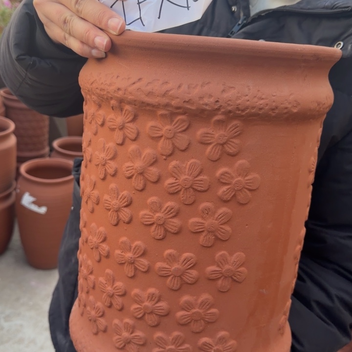 花盆紫砂口25高37宜兴紫砂底部瑕疵