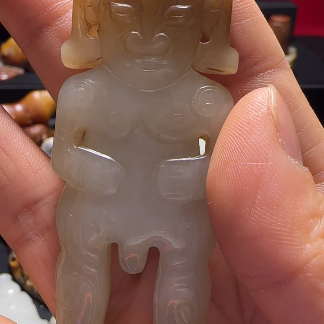 和田玉颈饰未镶嵌