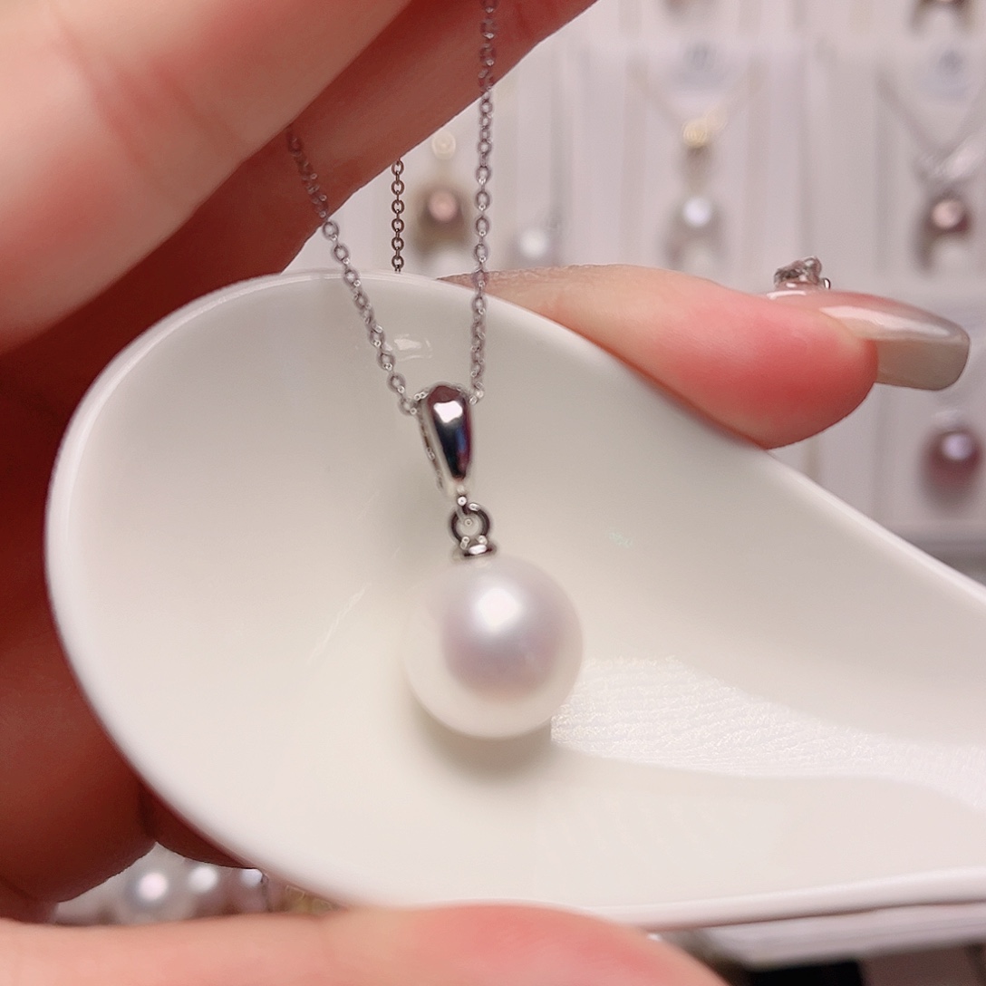 未镶嵌淡水珍珠吊坠(赠链)