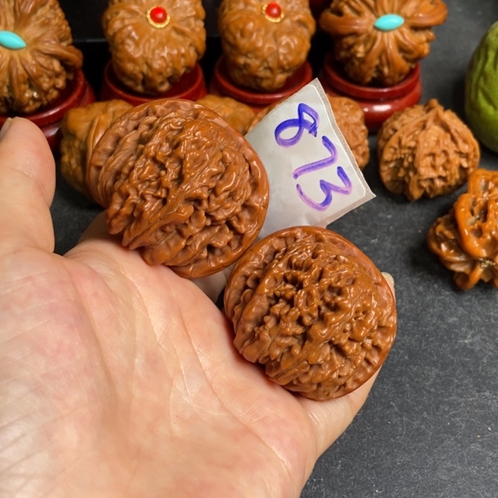 平***福文玩核桃把件45楼下873