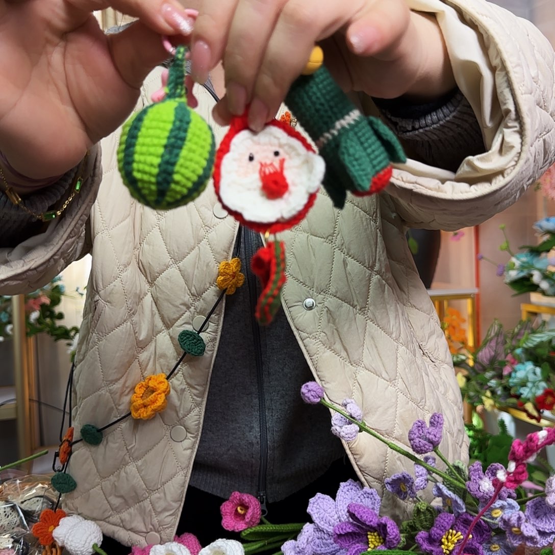 手工钩织设计挂件