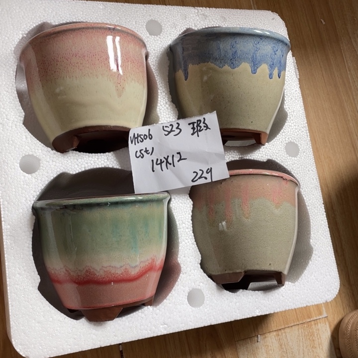 粗陶多肉花盆微瑕523