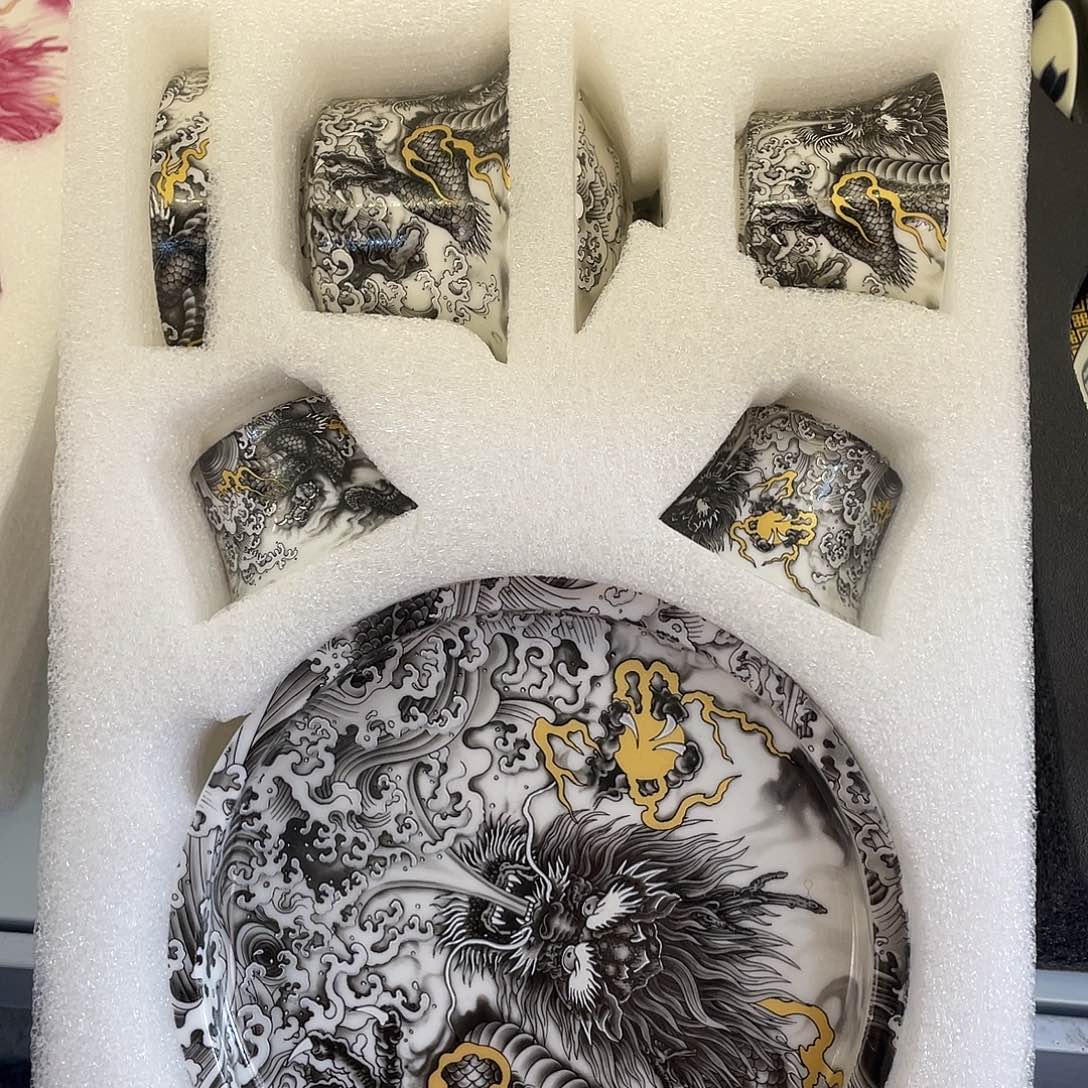 陶景德陶瓷盖碗茶具