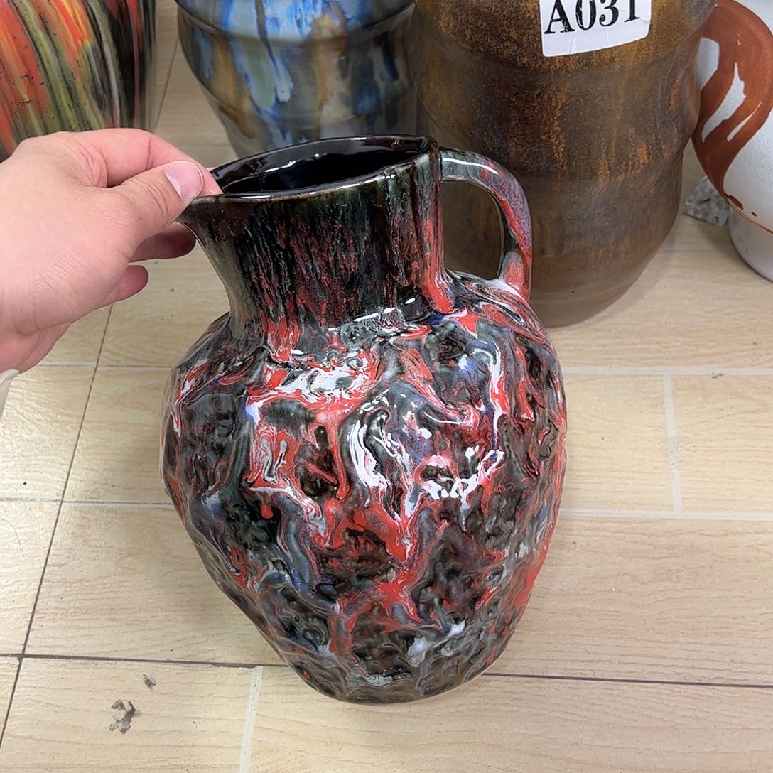 陶瓷086花瓶摆件创意的