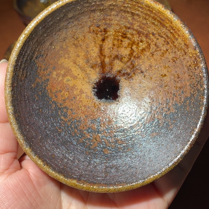 随***缘茶盏柴烧自然落灰烧