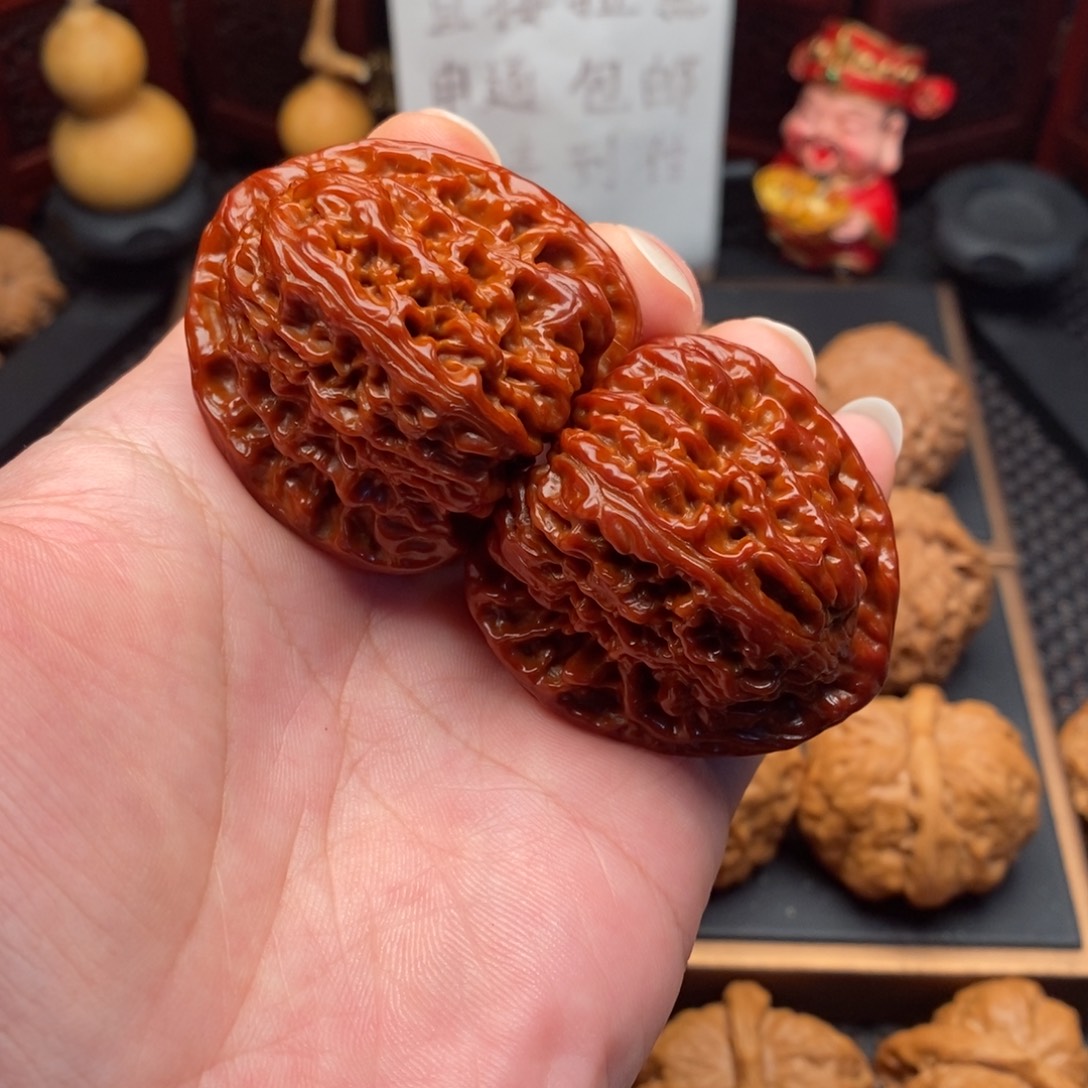 你***？文玩核桃把件南疆石