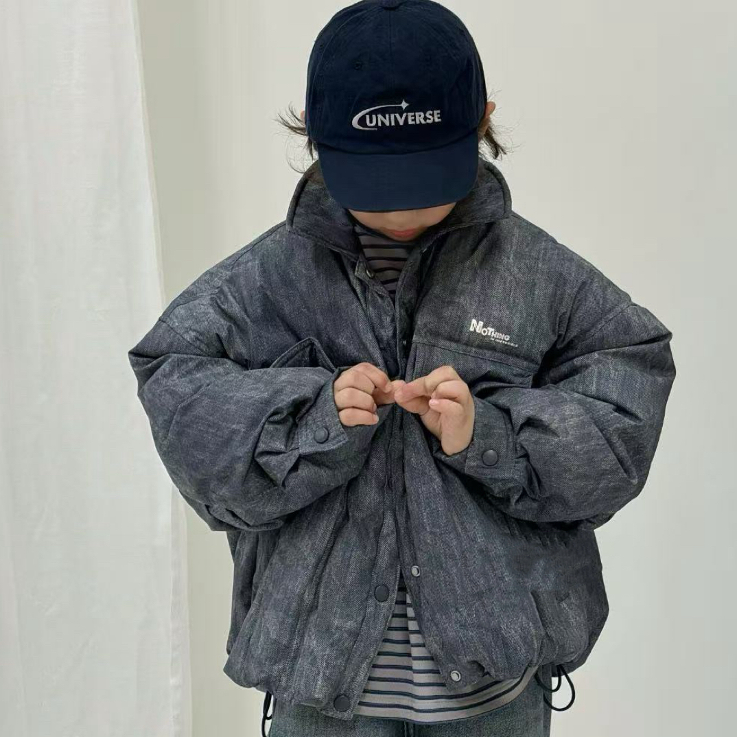 18083高端潮流时尚百搭休闲童装时尚百搭鸭外套B15-2