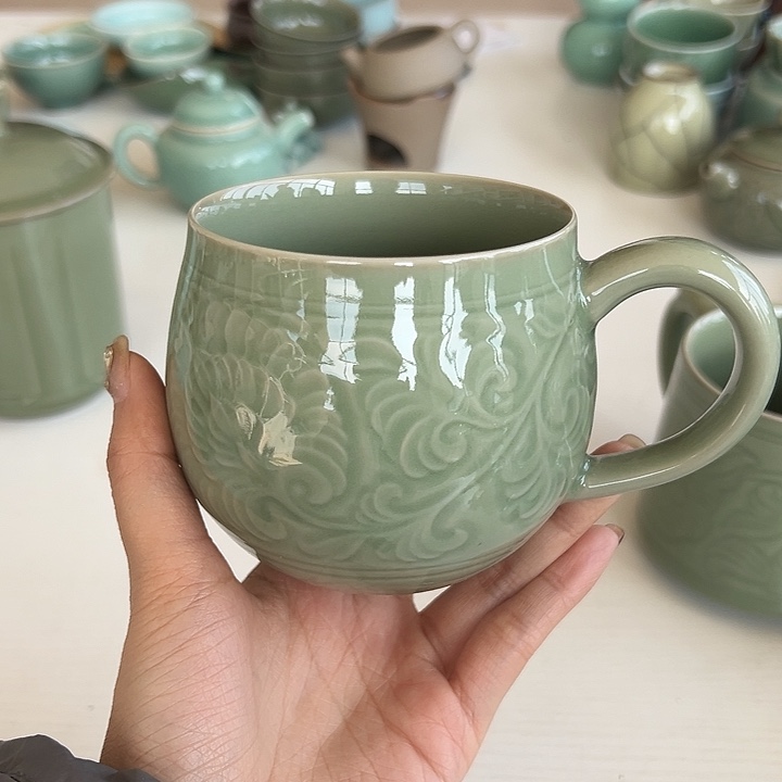 小米茶器龙泉青瓷