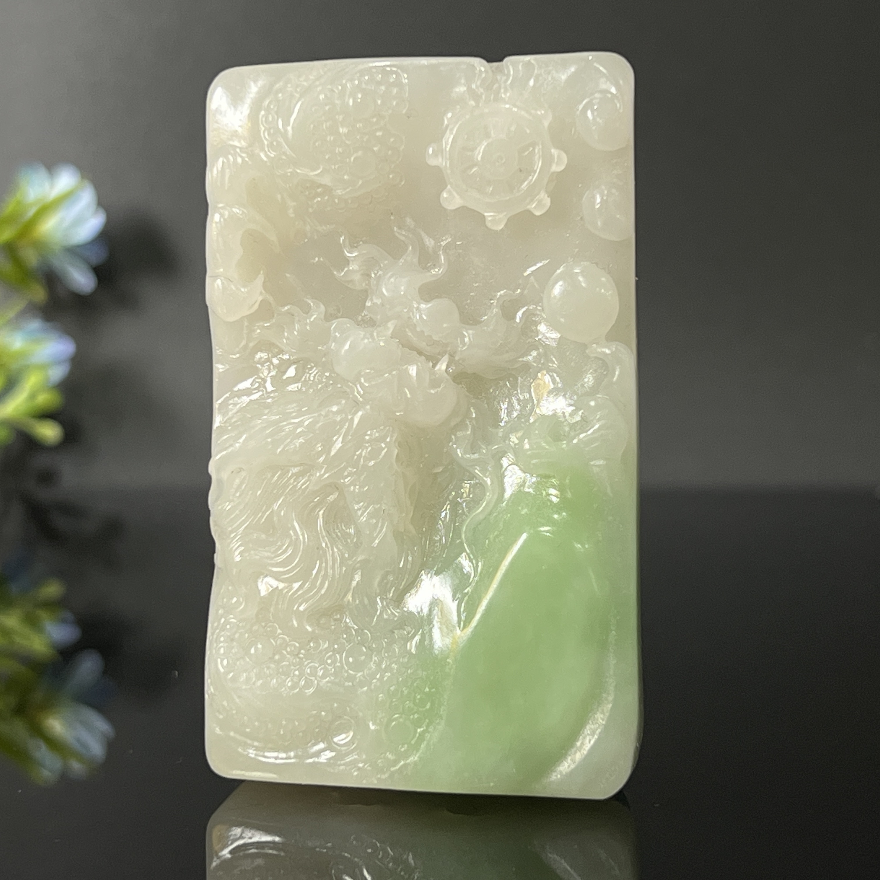 1214GC6611和田玉挂件