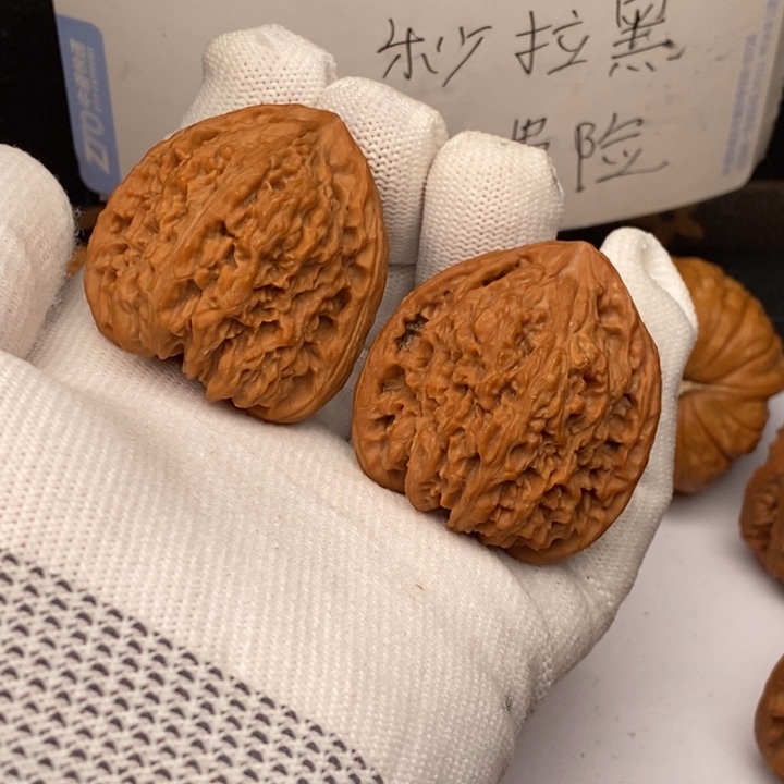 把件文玩核桃三角南疆石40