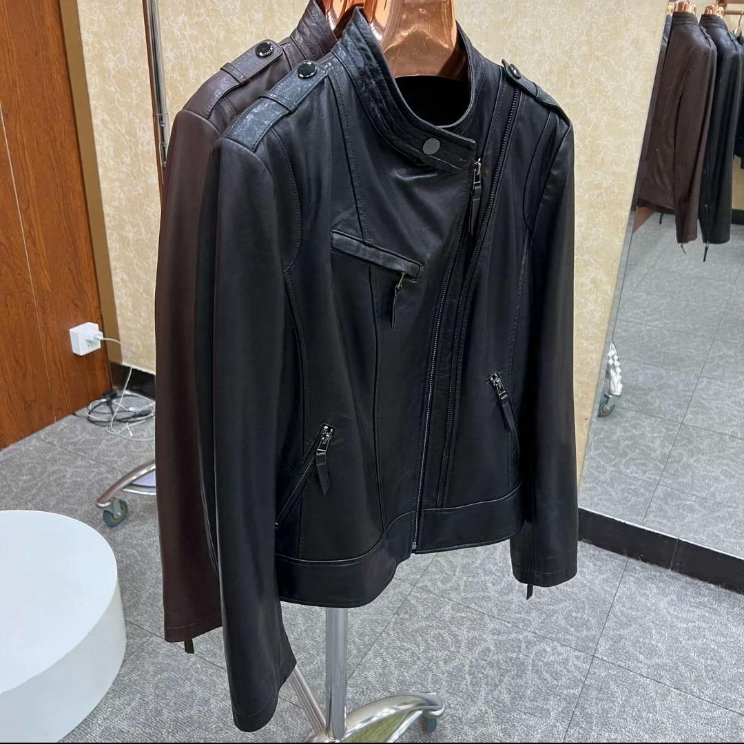 25002机车款短皮衣女外套