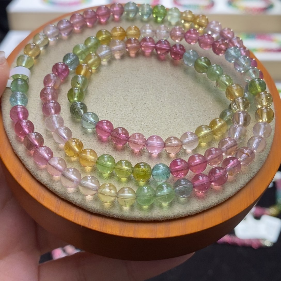 【闪购商品】碧玺手串未镶嵌两天看货期