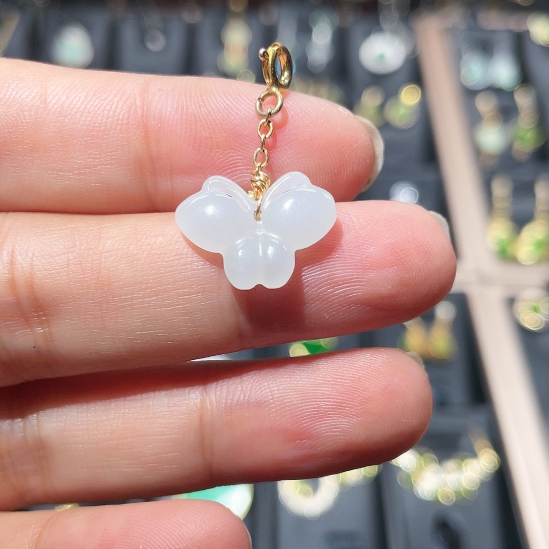 翡翠银S925镶嵌颈饰