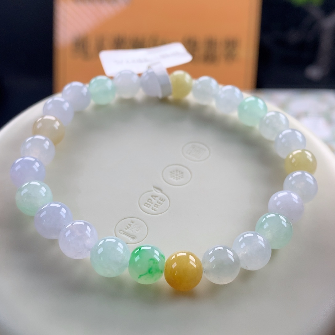 翡翠未镶嵌手链卡7